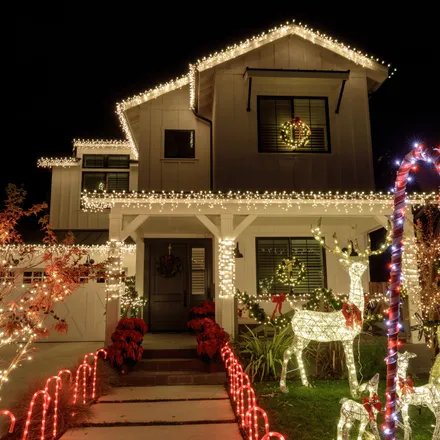 holiday light installation in Round Rock